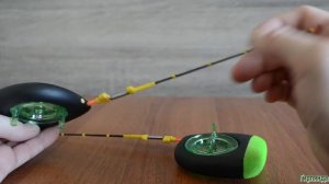 Обзор №2. Зимняя удочка для ловли на безмотылку, гирлянду Черная Гадюка. Кивок Жало