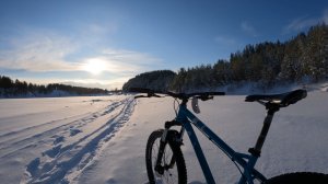 "Зимние велоприключения": Погодка выдалась отличная! #mtb