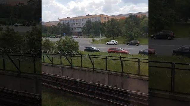 Перегон метро Рязанский Проспект -- Выхино Москва 3 июня 2018 г. смотреть онлайн