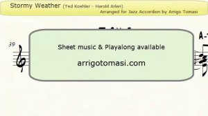 Stormy Weather - Jazz Accordion Sheet music