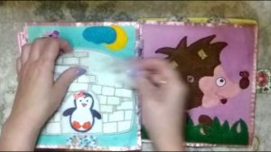 Развивающая книга для детей из фетра №2