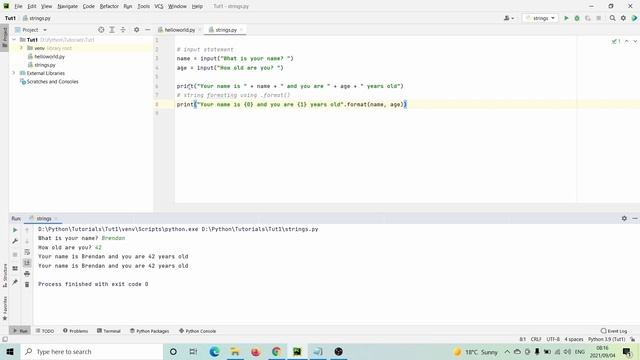 Python Print and Input functions, python basics - Python programming for beginners