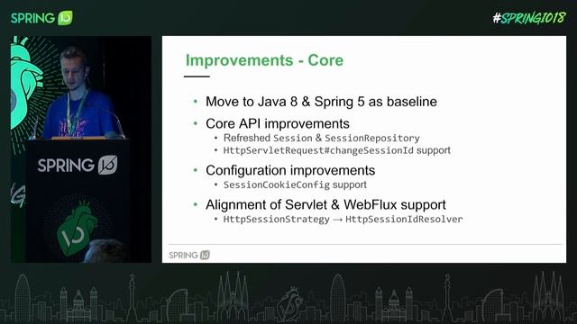Introducing Spring Session 2 by Vedran Pavić @ Spring I/O 2018 смотреть онлайн