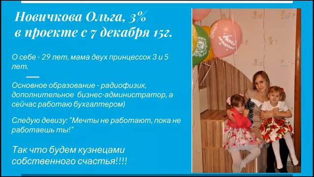 Оля Новичкова. О себе. Почему интернет работа, начало пути