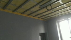 Шумоизоляция. Звукоизоляция каркас потолка с нишей