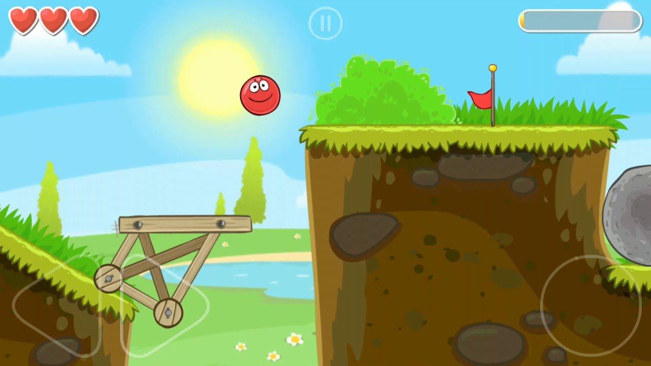 Прохождение RED BALL 4. Зеленые Холмы. Сашкины Игрули.