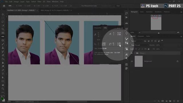 How To Use Ruler Tool In Photoshop 2020 In Hindi Part 25 смотреть онлайн