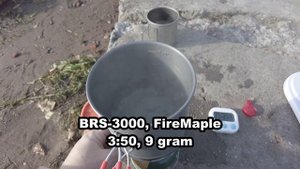 Сравнение горелок BRS-3000, Soto WindMaster, Jetboil(Stash), MSR WindBurner, Firemaple