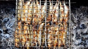 Мойва на мангале