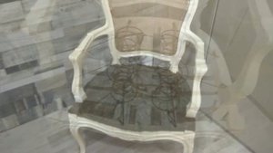 Реставрация и перетяжка антикварного стула кресла в стиле Людовик Франция 19век