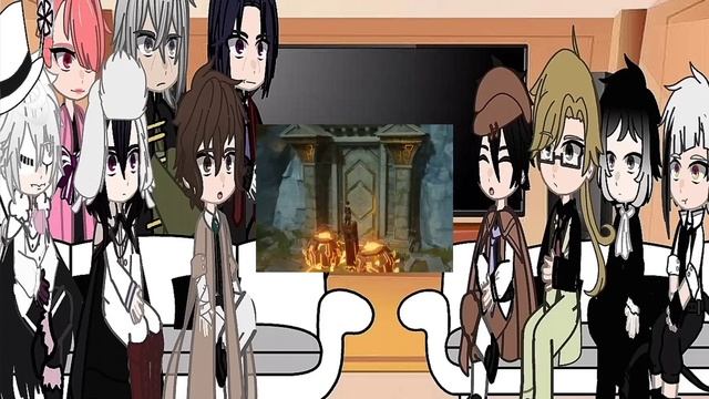 BSD React To Chuuya As Zhongli/Реакция БСД на Чуя это Чжун Ли. НА ЗАКАЗ