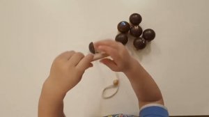 Деревянная Шнуровка игрушка для детей Грибочки боровички