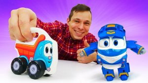 Мультики для детей Грузовичок Лева про машинки и гонки. Робокары, Тайо и Кей едут наперегонки!
