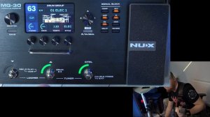 NUX MG30 Review & Demo PART II Looper Drum Machine