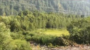 МЕЖДУРЕЧЕНСК -- ЛУЖБА... поезд мчится!
