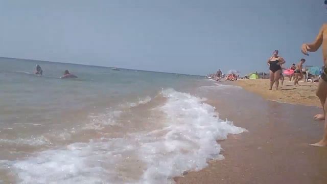 Лучшие пляжи Анапы № 1 2018 г, начало Бугазской косы высокий бархан смотреть онлайн