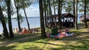 Прогулка на Можайское море ближайший песчаный пляж на можайском водохранилище.