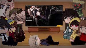 Evil/Traitors characters react to Junko Enoshima & Monokuma/ MULTYFANDOM REACTION(read desk‼️)/寬狗?