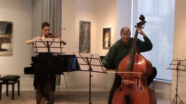 Dusan Radic - Duetto per violino e contrabasso смотреть онлайн