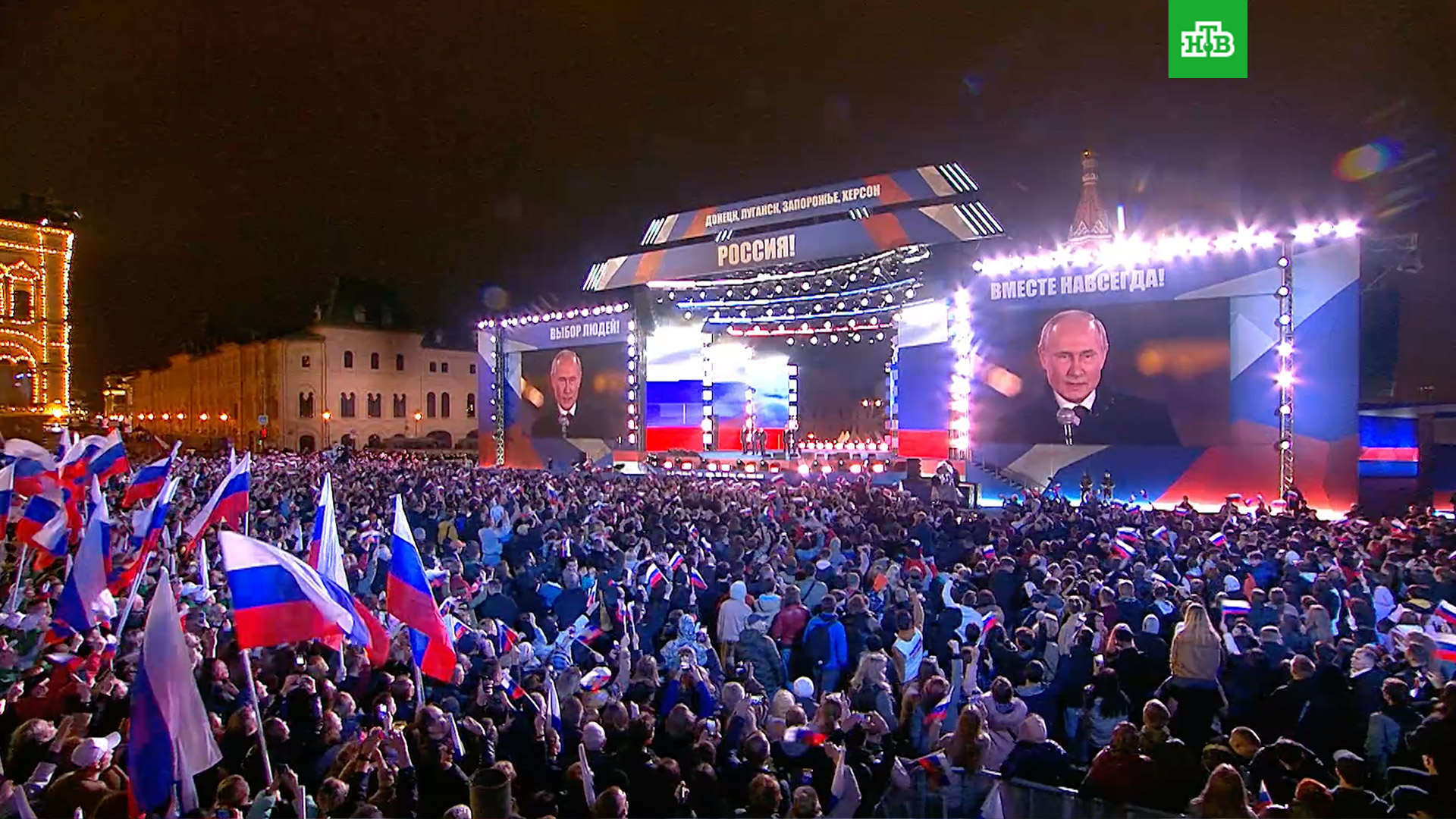 «Победа будет за нами!»: выступление Владимира Путина на Красной площади