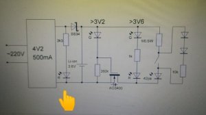 Ремонт светодиодного светильника 1 замена аккумулятора на литий