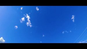 Синее небо и Бегущие облака. Таймлапс облака | Футажи красивая природа [4K]