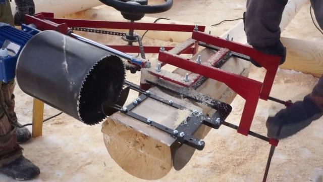 переносной чашкорез Кадырова ПЧК-360 с удерживающим устройством