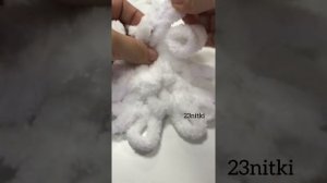 Круглый плед из Alize Puffy.