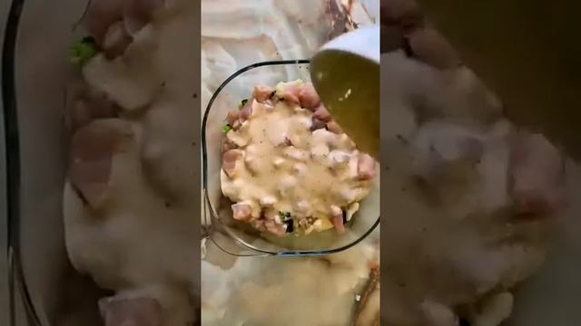 Запеканка с куриной филе