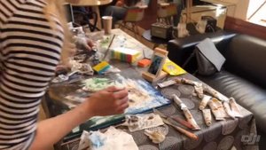 Рисуем сову маслом