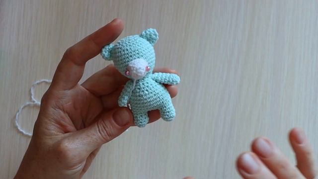 Самый маленький мишка амигуруми | Новая пряжа для игрушек | Как я борюсь с недовязами | VLOG