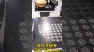 500*500mm CO2 Dynamic Laser Marking Machine | China 3D CO2 laser engraver with 500*500mm