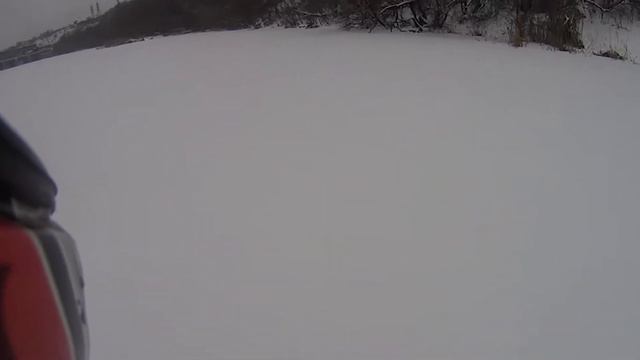 Мотоцикл Триумф по льду Оки 2017