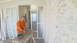 Раздвижная дверь своими руками.