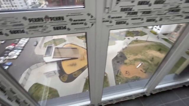 #жкскандинавия 5к1. Территория окон изготовила и установила окна Рехау Грацио на панорамной лоджии