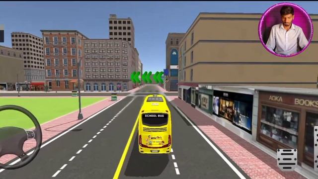 school bus driving simulator 3D #5 new game Android game play video смотреть онлайн