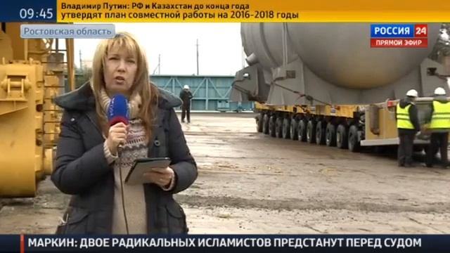 Транспортировка корпуса реактора для первого блока БелАЭС смотреть онлайн