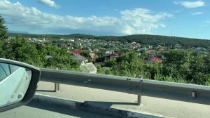 1411 Дорога КРЫМСКИЙ МОСТ - ЯЛТА на МАШИНЕ\ МОСКВА КРЫМ Часть 4\ ПРИБЫЛИ