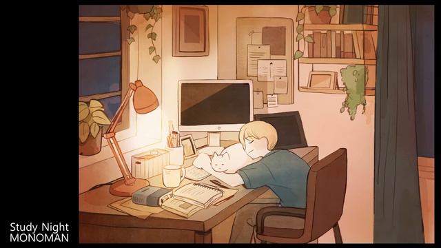 ♪ Study Night 2 [ Soothing Relaxation Study Sleep BGM ] смотреть онлайн
