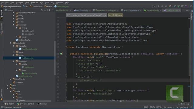 Первая форма FormType - Symfony 3 ( #form 3) смотреть онлайн
