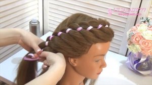 Топ 5 красивые прически на выпускной ?Косы?Top 5 beautiful hairstyles for graduation.Braids