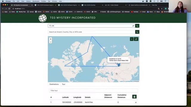Mobile Webpage Map