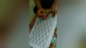 Motif Batik Kawung -  Gambar Dekoratif