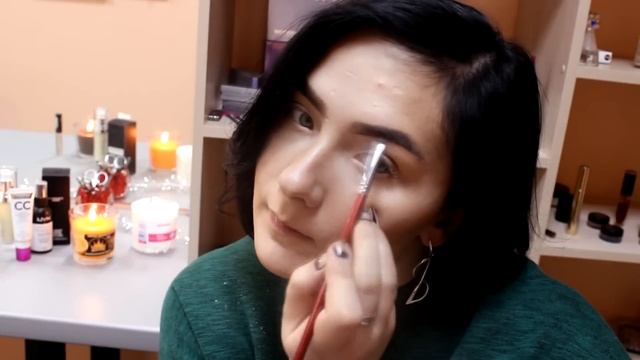 БЫСТРО! Фактурный макияж с тёмной помадой. A.Dmitrishyna смотреть онлайн