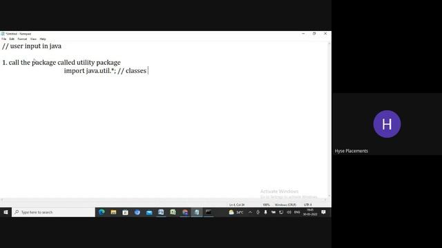 Java Class No.2 By Hyse Digital Academy | Online Classes