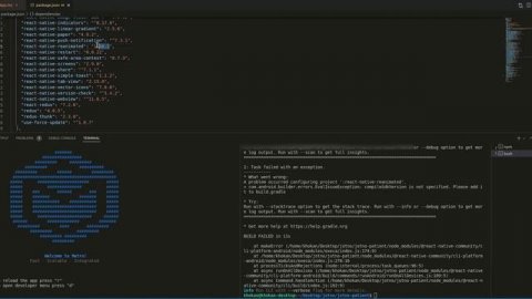React-native-reanimated compileSdkVersion is not specified