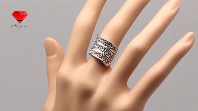 Bije.ru: Кольцо с родиевым покрытием и фианитами Davena (Дэвен) смотреть онлайн