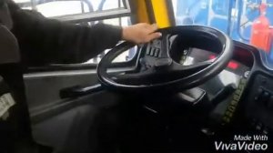 БелАЗ 7558 90т обзор кабины запуск