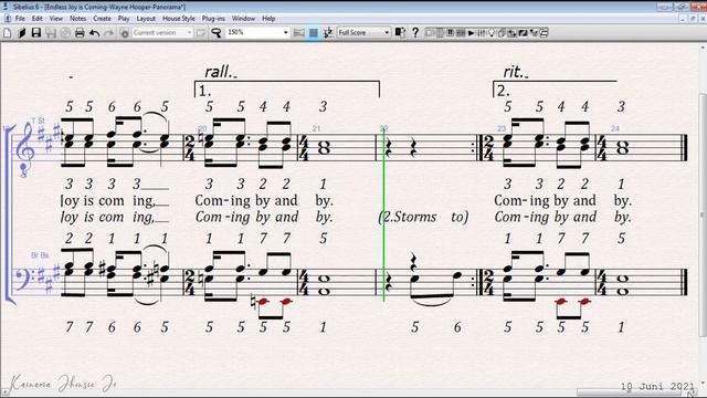 Endless Joy is Coming - SECOND TENOR | Wayne Hooper Arrangement смотреть онлайн