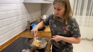 Простая и ОЧЕНЬ вкусная Тушёная картошка с мясом/Покупки/Костя и Ира